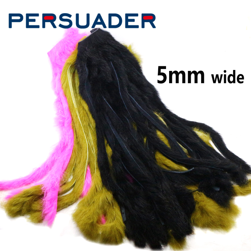Fishing Lure Swimbait - Persuader 1/2 本物のウサギの毛皮 スタンダードカット 5mm ウサギの毛皮ストリップ