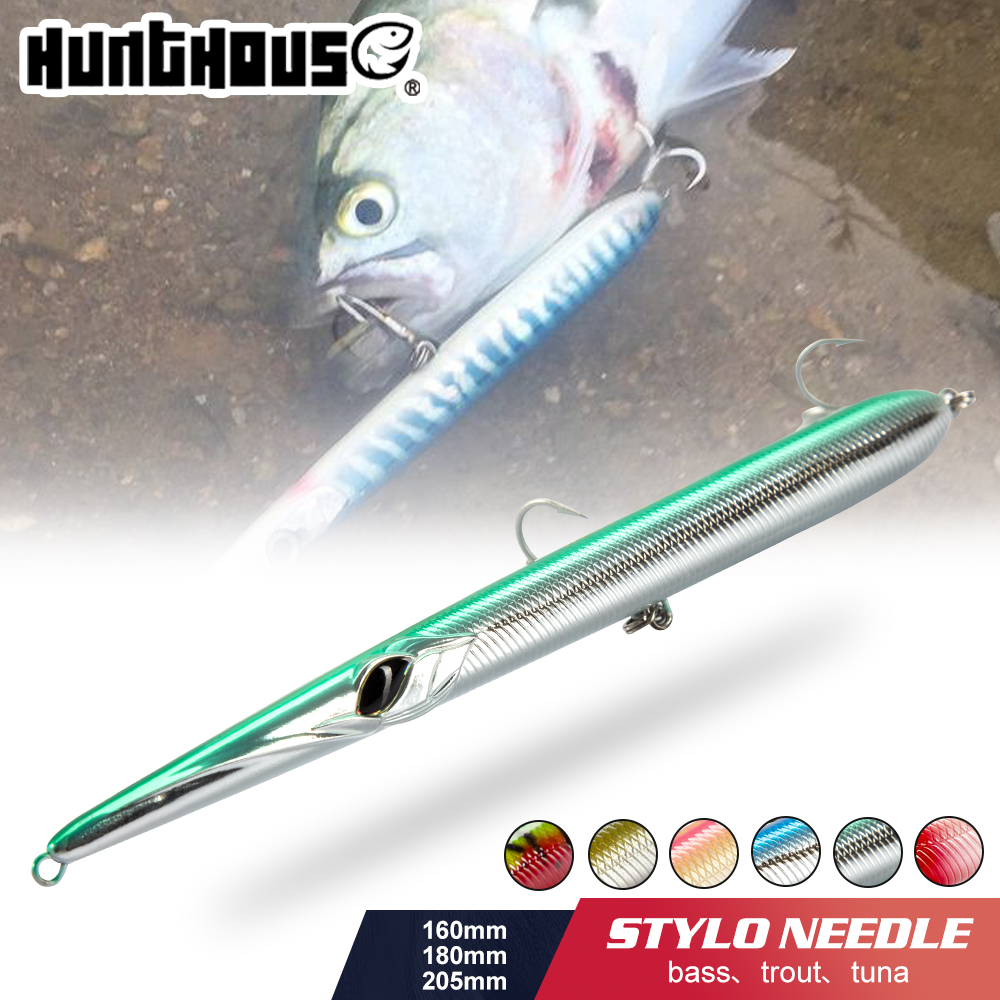 Fishing Lure Swimbait - ハントハウス ニードルフィッシング ルアー ロングキャスティング ペンシルスティックベイト 18/24/31/36g