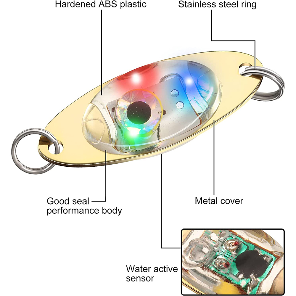 海での釣り用の深さBEROS-LEDのウォーターライト,マグ - Fishing Lure Buzzbait のレビューと価格