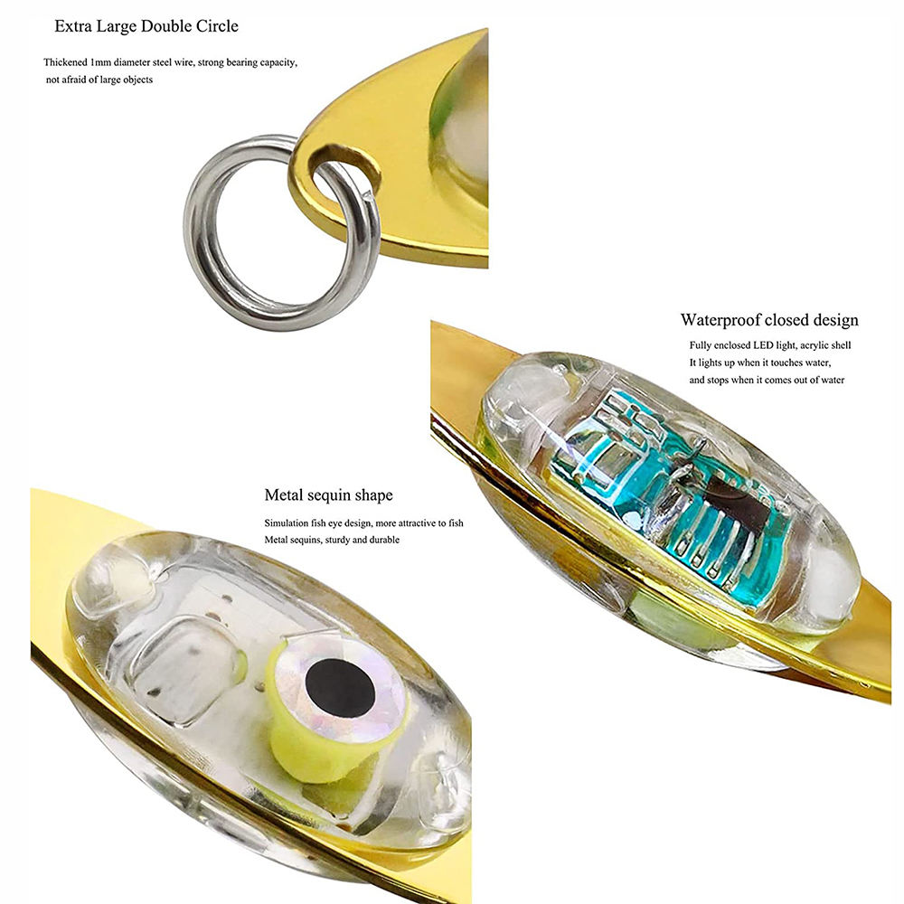海での釣り用の深さBEROS-LEDのウォーターライト,マグ - Fishing Lure Buzzbait のレビューと価格