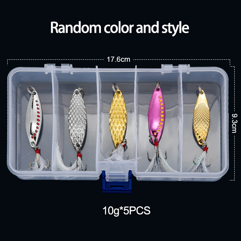 金属スプーンスピナー釣りルアー 5 グラム 7 グラム 10 - Fishing Lure Spinner のレビューと価格