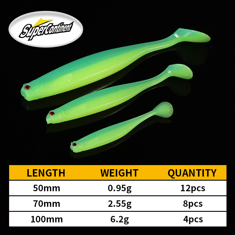 2022 超大陸 ShadTeez 5 センチメートル/7  - Fishing Lure Swimbait のレビューと価格