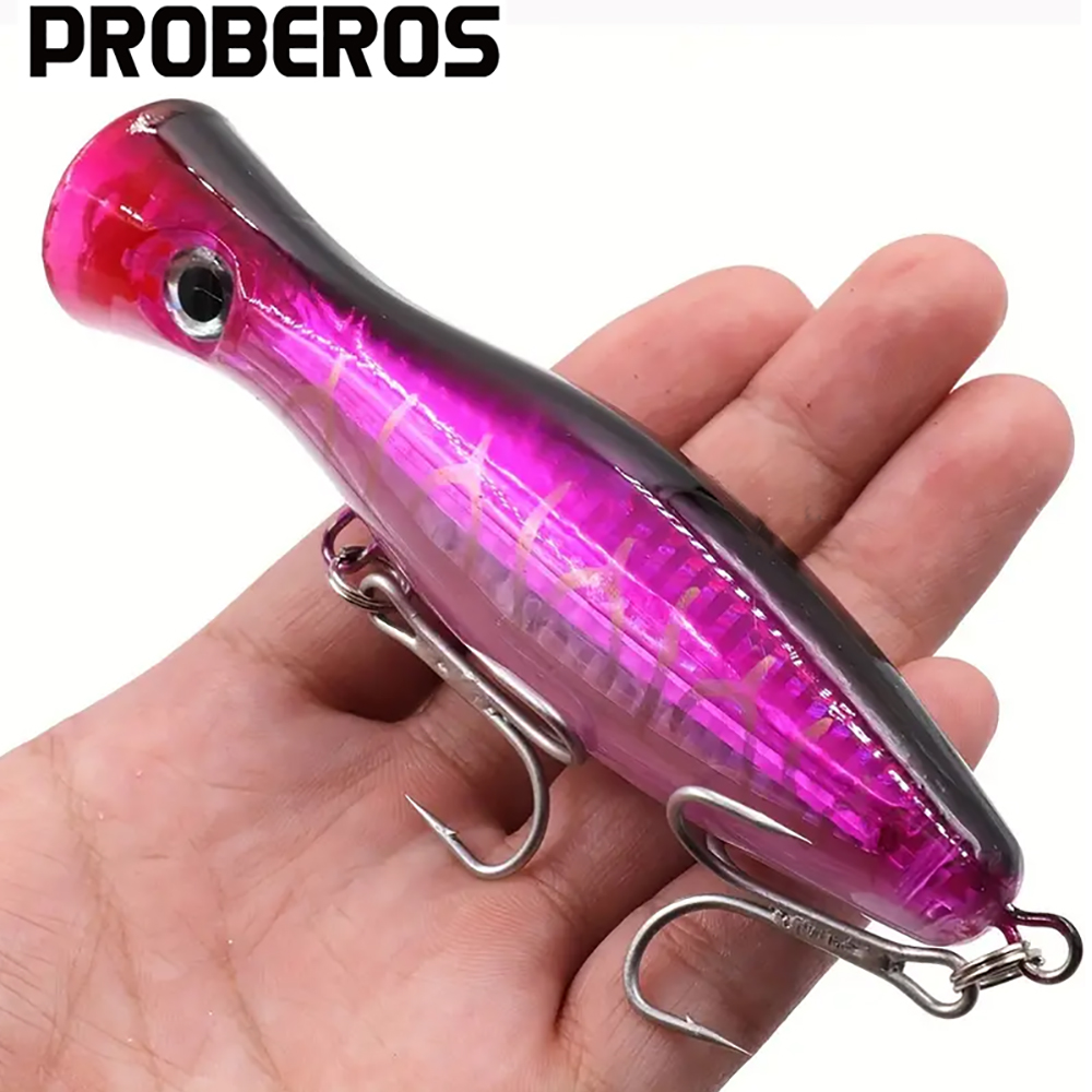 PROBEROS 1pc 13cm 43g ポッパー釣りルア - Fishing Lure Popper のレビューと価格