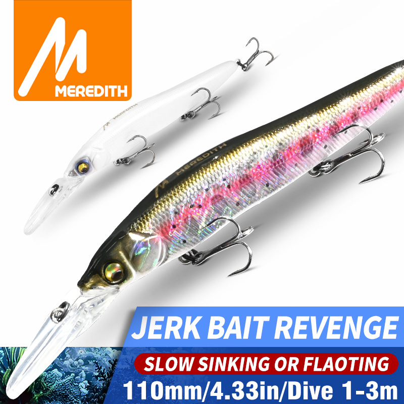 メレディス ミノー ウォブラー フィッシング ルアー 110 - Fishing Lure Swimbait のレビューと価格