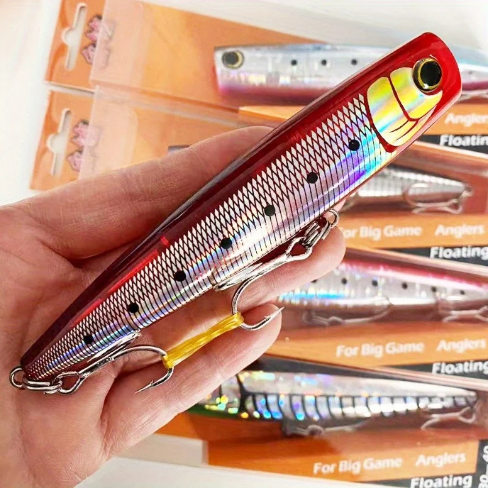 1PC 大型 ABS ポッパー ルアー – 130-160m - Fishing Lure Popper のレビューと価格