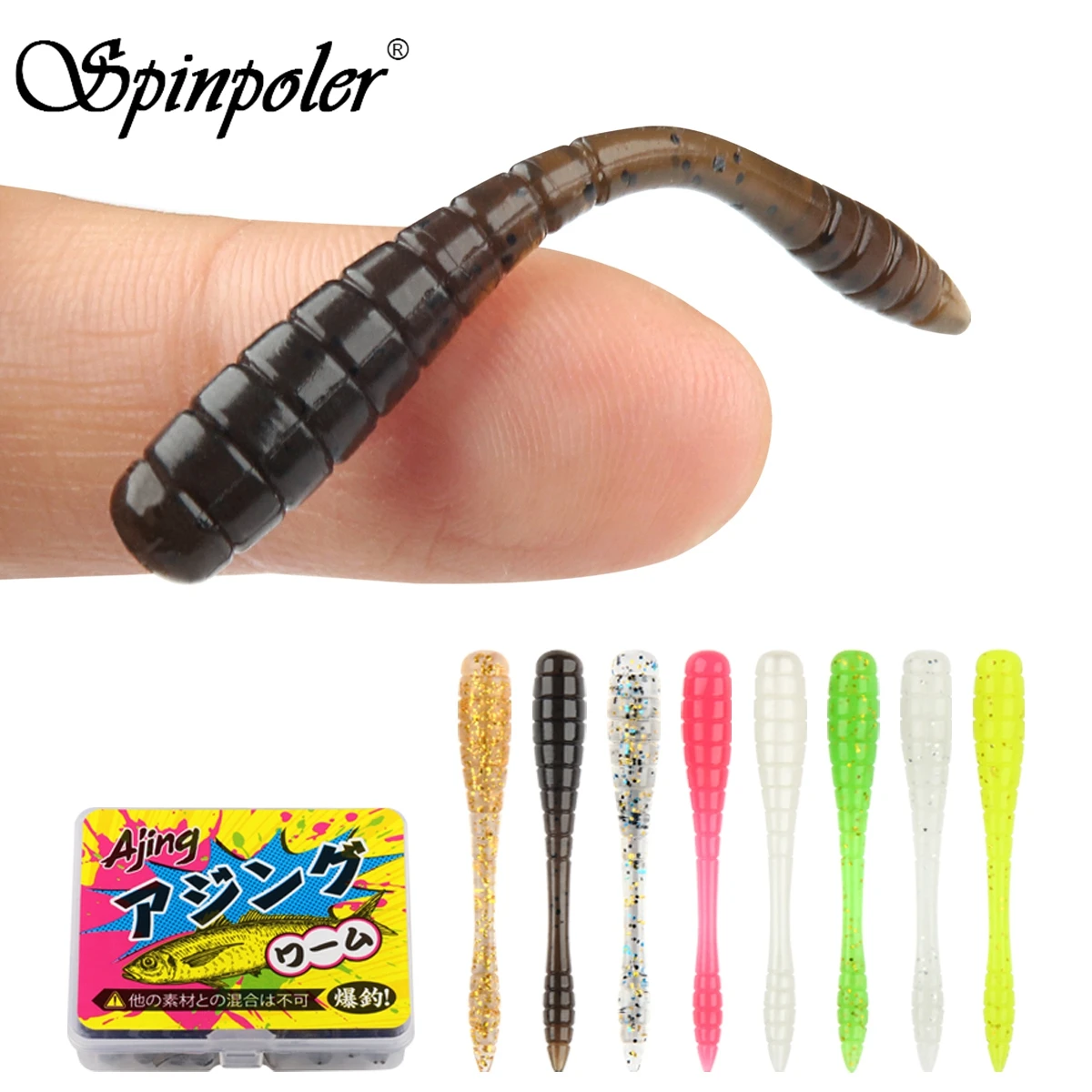 Spinpoler TPR Ajing ソフトルアー人工餌岩 - Fishing Lure Swimbait のレビューと価格