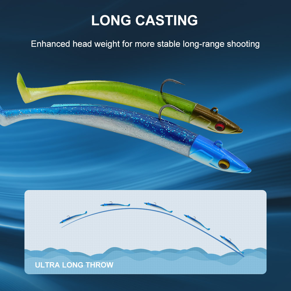 ESFISHING ソフトフィッシングルアー Leurre  - Fishing Lure Swimbait のレビューと価格