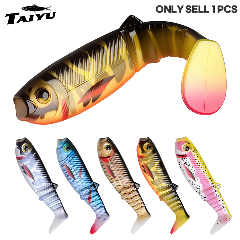 TAIYU 3個入り 7.5cm 6g 3D多関節TテールP - Fishing Lure Popper のレビューと価格