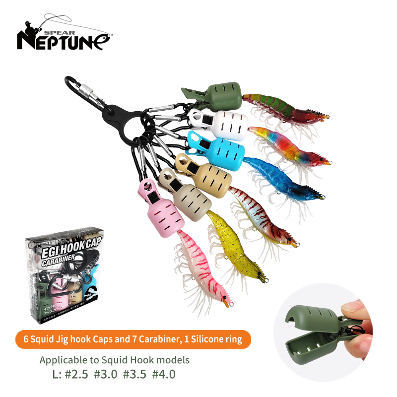 新型イカ釣り餌保護カバー6個の網足タコフックカバーイカ傘餌キ - Fishing Lure Kit のレビューと価格