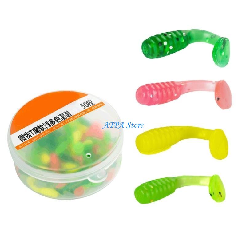 U13C 50 個釣りルアー淡水海水パドルテールスイムベイト - Fishing Lure Swimbait のレビューと価格